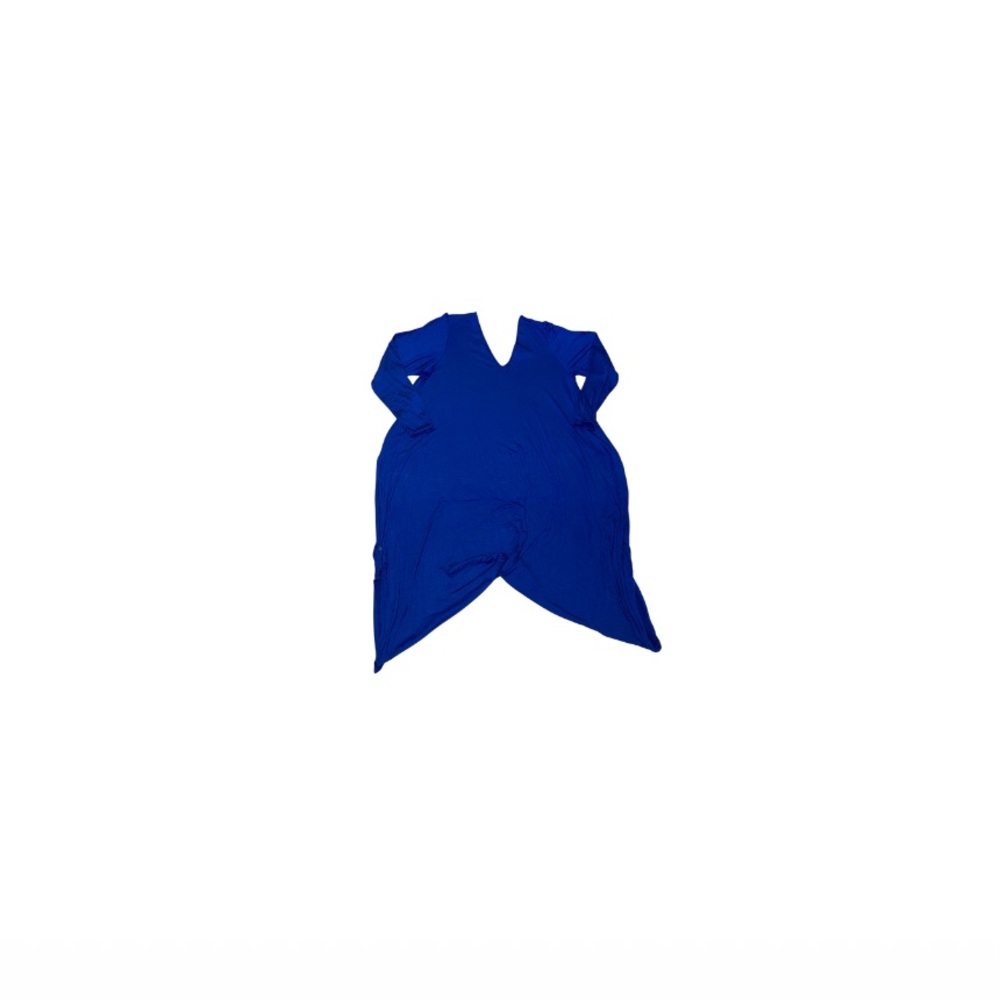 Karen T Design Blue Slit Sleeved Romper - Women’s Size XL